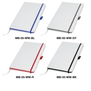 White Cover PU Notebooks MB-05